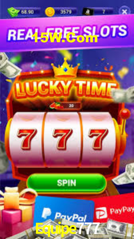 Equipe777: Jogos de Caça-Níqueis-Altas Recompensas, Roleta-Velocidade, Blackjack-Desafios Máximos